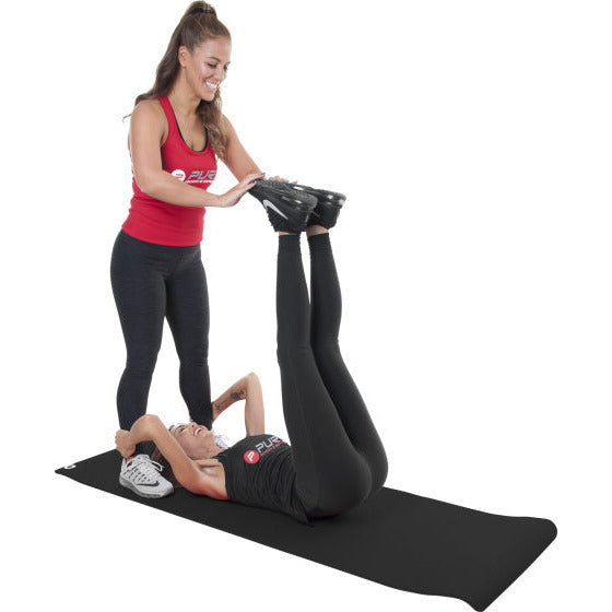 fitnessmat 173 x 61 cm TPE zwart