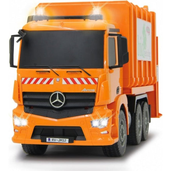 RC Mercedes-Benz Antos vuilniswagen 2,4Ghz oranje 1:20
