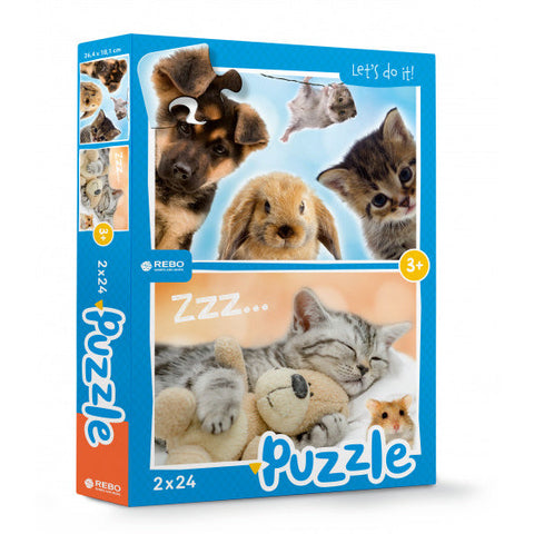 puzzle Bébés animaux junior 24 24 pièces