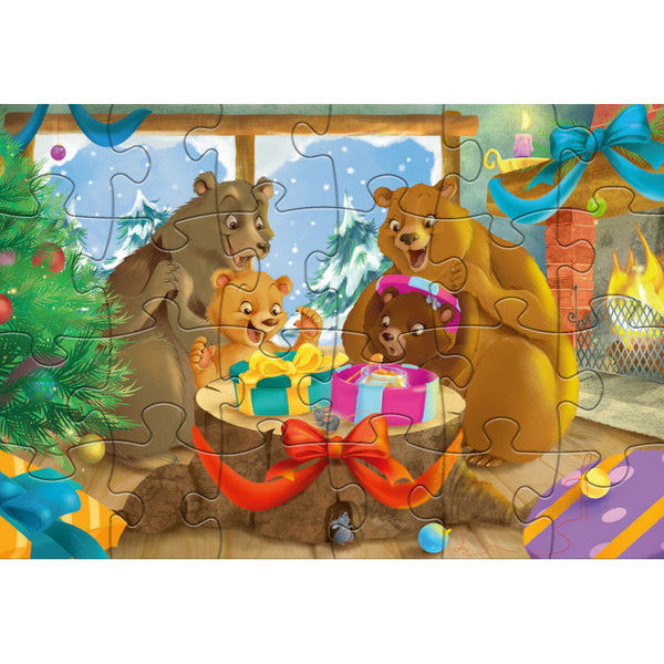 Christmas Bears legpuzzel junior 24 24 stukjes