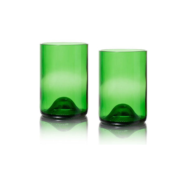 Rebottled Rebottled Glazen 2-pack Green