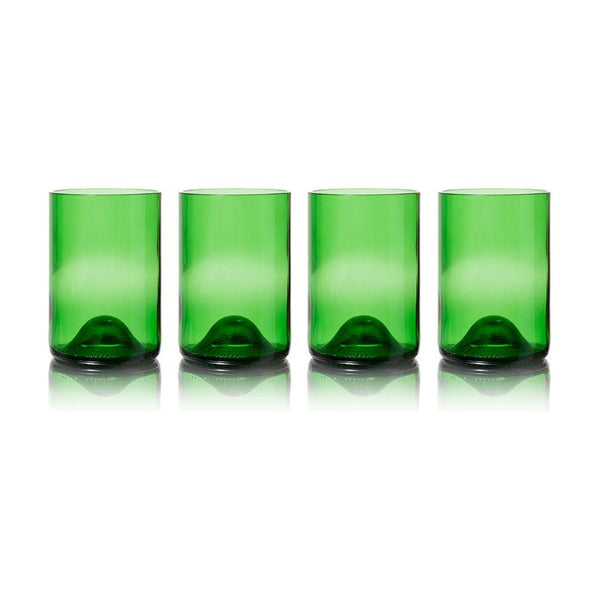 Rebottled Rebottled Glazen 4-pack Green