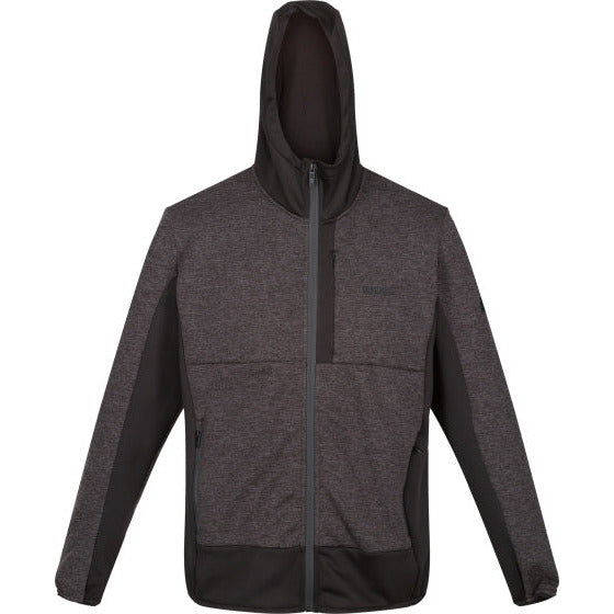 Bresdon softshelljas heren zwart grijs maat 3XL