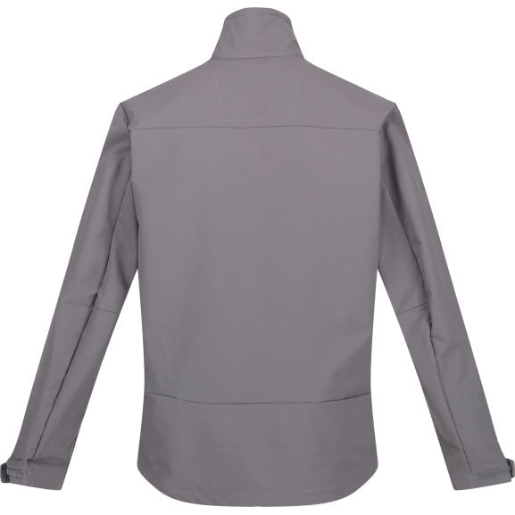 Overmoor softshelljas heren donkergrijs maat 3XL
