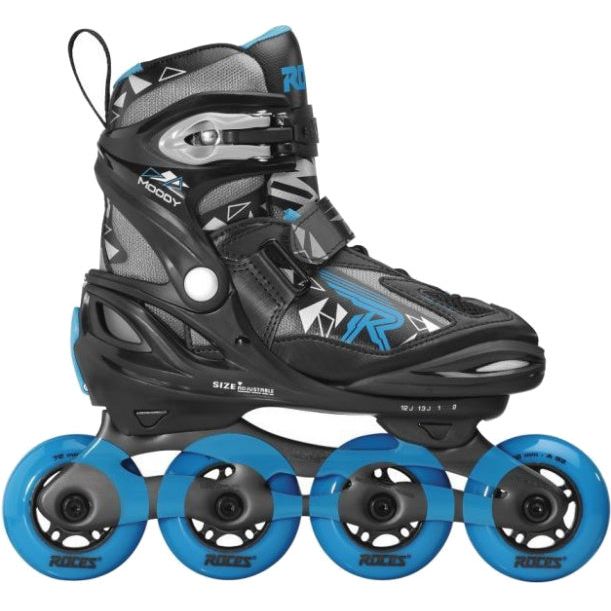 Moody Tif inlineskates zwart blauw maat 30-35