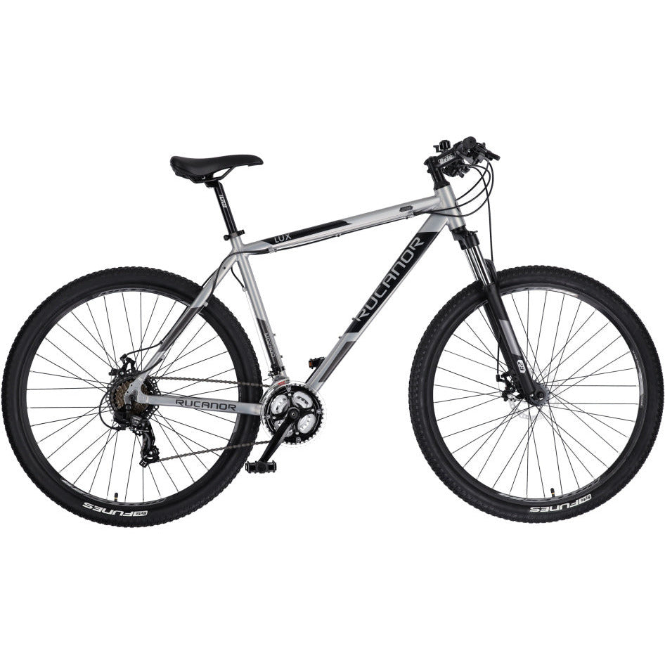 Rucanor Lux 29 Inch 48 cm Heren 21V Mechanische schijfrem Zilver Zwart