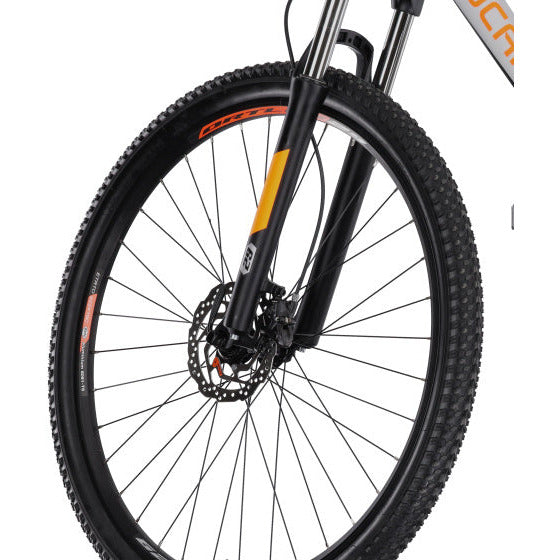 Lux 29 Inch 48 cm Heren 24V Hydraulische schijfrem Zwart Oranje