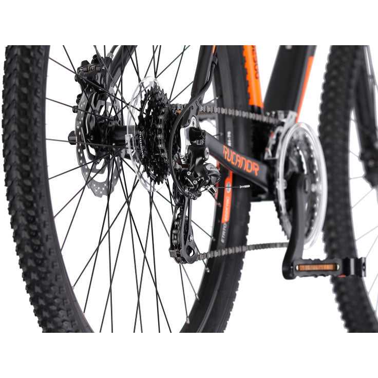 Lux 29 Inch 48 cm Heren 24V Hydraulische schijfrem Zwart Oranje