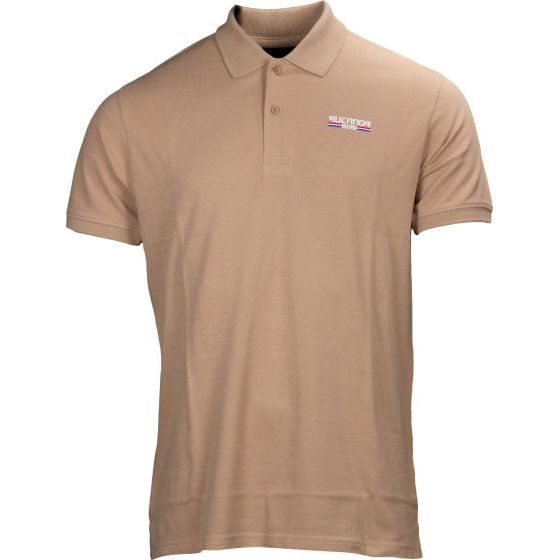 Rodney poloshirt heren beige maat XL