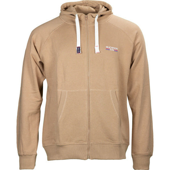 Sky sweatvest met capuchon, ongeborsteld, beige, maat XXL