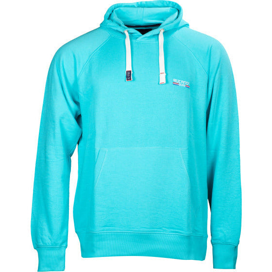 Sydney sweatshirt hood unbrushed heren aqua maat M