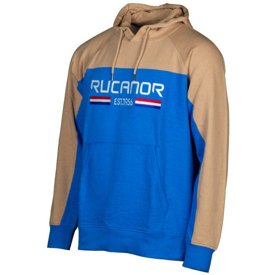Rucanor Trevor sweater hoodie heren blauw beige maat XL