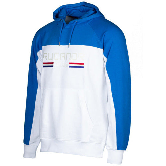 Trevor sweater hoodie heren blauw wit maat XL
