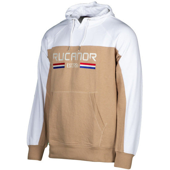Rucanor Trevor sweater hoodie heren wit beige maat L