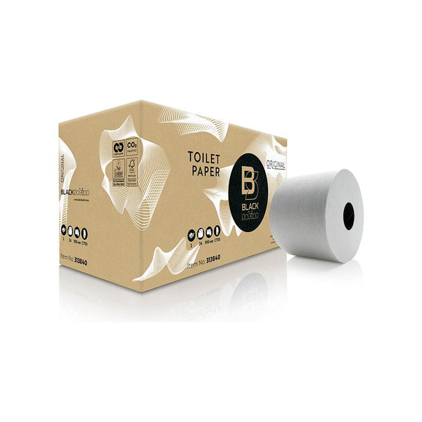 Satino Toilet papier Satino Black box 24 rollen van100m