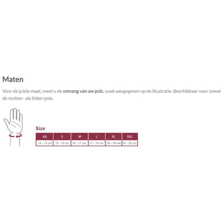 Schaper Schapfix polsbandage met pelotte unisex rechts mt XS