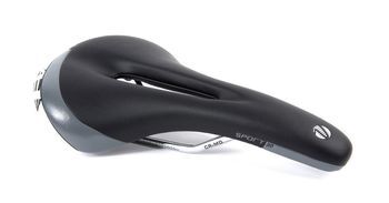 Selle Velo Senso Sport Ii0 Blanc Noir