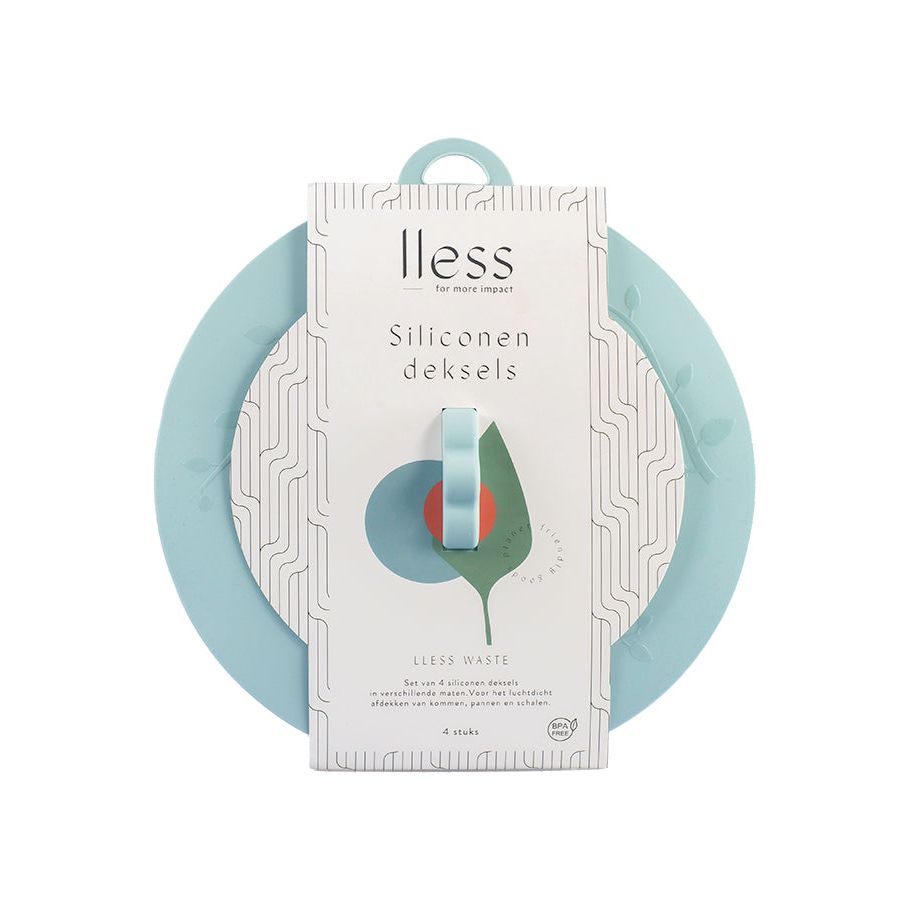 Lless Siliconen Deksels Set Van 4