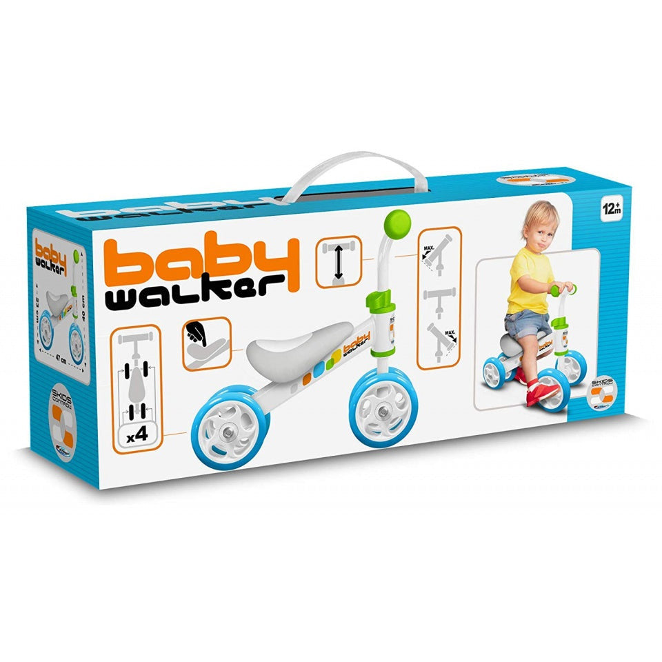 Loopfiets Junior Blauw Wit