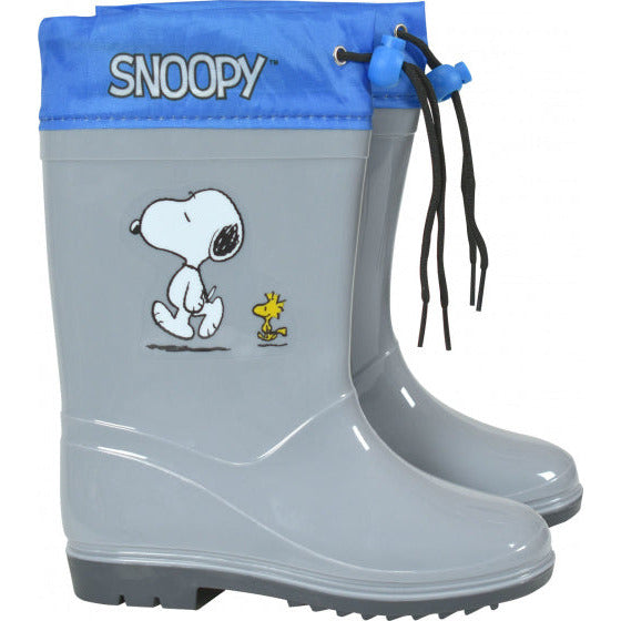regenlaarzen Snoopy junior PVC grijs blauw maat 30-31
