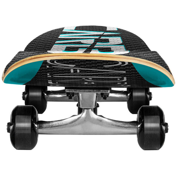 Skateboard 78 cm Jongens Zwart Blauw Wit