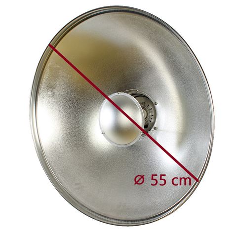 StudioKing Beauty Dish SK-BD550 55 cm pour Falcon Eyes