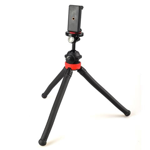 Trépied de table flexible StudioKing FTR-18 avec adaptateur pour smartphone