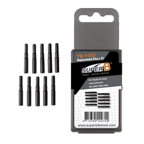 Superb super b tb-1103 kettingpons stiften in doosje 10 stuks verpakt