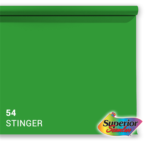 Superior achtergrondpapier 54 stinger chromakey 1,35 x 11m