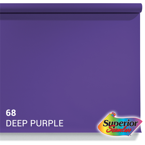 Papier de fond supérieur 68 Deep Purple 1,35 x 11 m