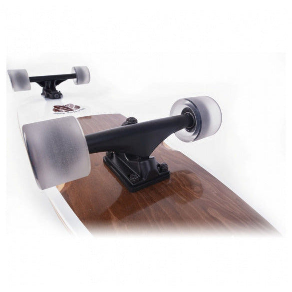 longboard Surfy 82,5 x 23,5 cm blanc marron