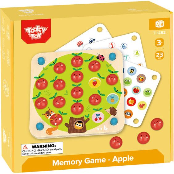 Memory Apple Educatief Houten Denkspel 23-delig