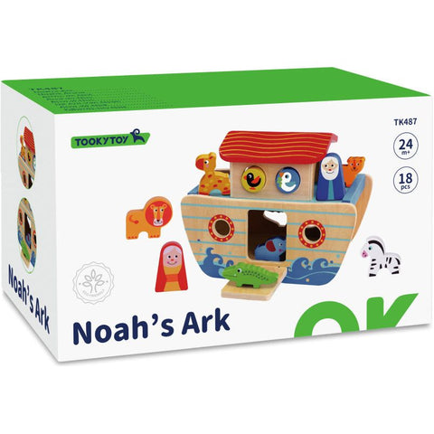 Noah's Ark Houten Vormenboot 24 maanden 18-delig