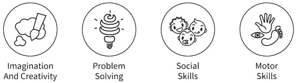 Mickey Minnie Mouse Houten Tel- en Stapelspel 15-delig