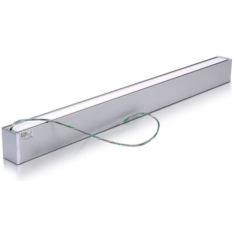 hanglamp VT-7-60 Led 120 cm aluminium 60W 4000K zilver