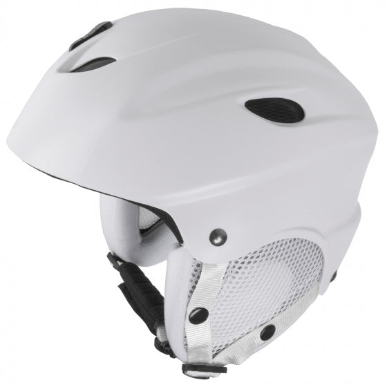 skihelm junior wit maat 52-55 cm