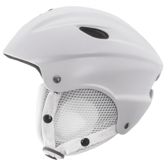 skihelm junior wit maat 52-55 cm