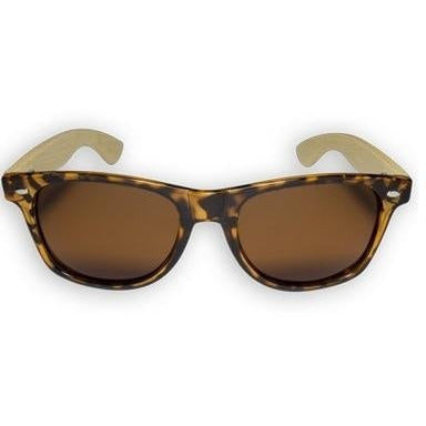 lunettes de soleil bambou Taka unisexe marron clair