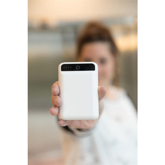 Xd collection Powerbank Pocket 10.000 mAh 9,3 cm wit