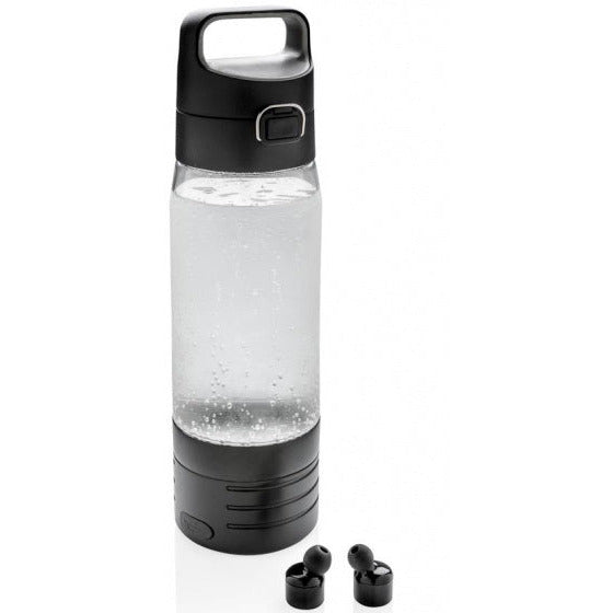Party thermosflessen 0,6 liter met oordopjes