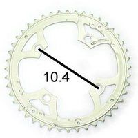 Kettingblad Shimano 44T | Deore | 3x9 | 104 mm | Zilver